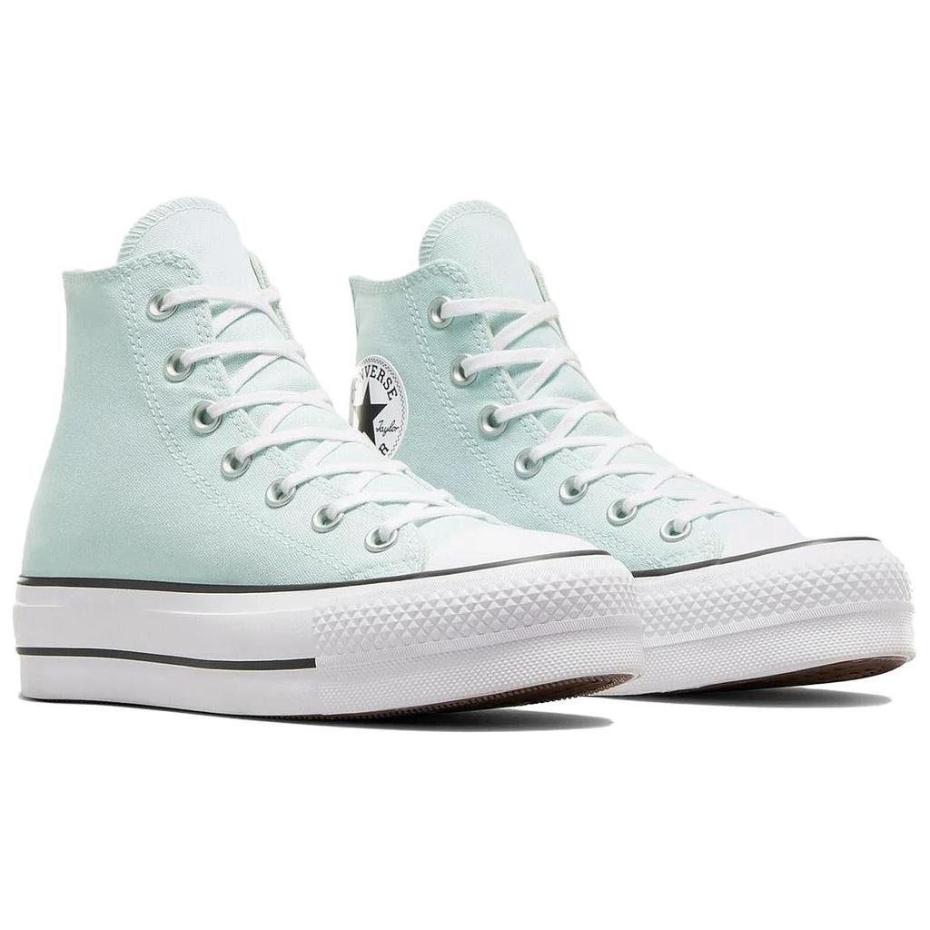 Converse Chuck Taylor All Star Lift Platform High Chance Of Rain Women Sneakers Blue White A06138C