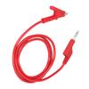   Clip Test  s Banana Plug Wire Cable Flexible for Electrical Testing J.70035‑1 4mm