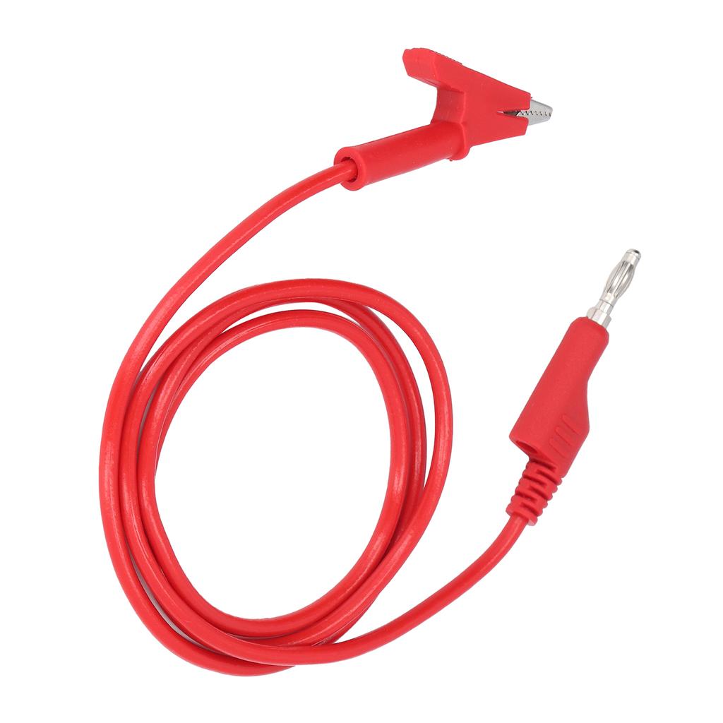   Clip Test  s Banana Plug Wire Cable Flexible for Electrical Testing J.70035‑1 4mm