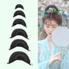 Tool Chinese Style Hair Hanfu Cosplay Hair Bun Croissant Chignon Horns Hairpins Fairy Wig Bag