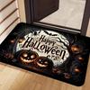 American Style Halloween Welcome Doormat Dirt Resistant Easy To Clean Entryway Rug Holiday Decorative Floor Carpet
