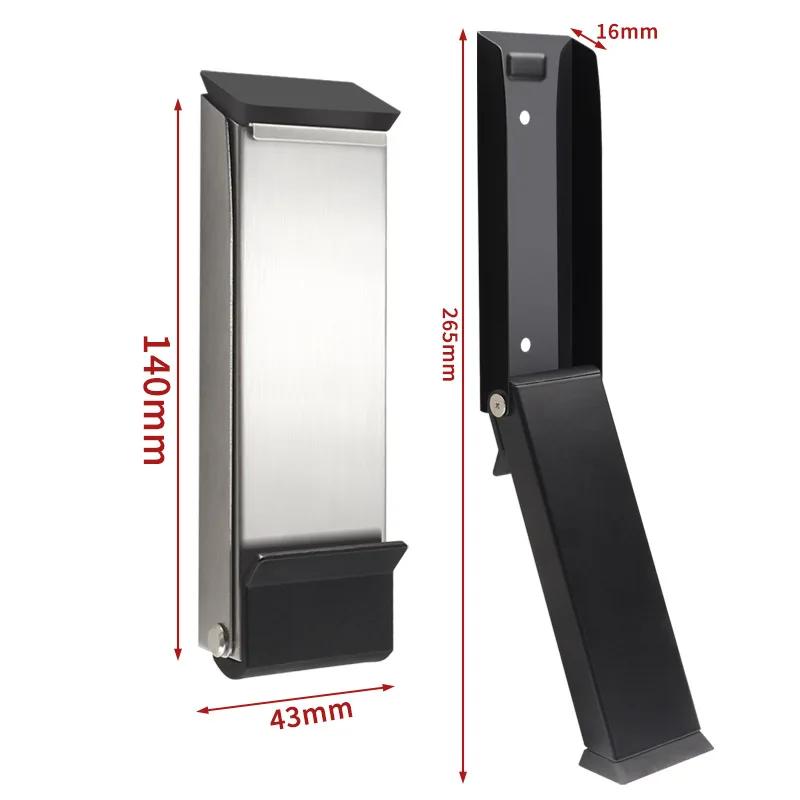 2025 New Safety Door Stopper Metal Gate Blocker Windproof Gate Blocker Anti-collision Door Gap Blocker Mute Folding Door Blocker