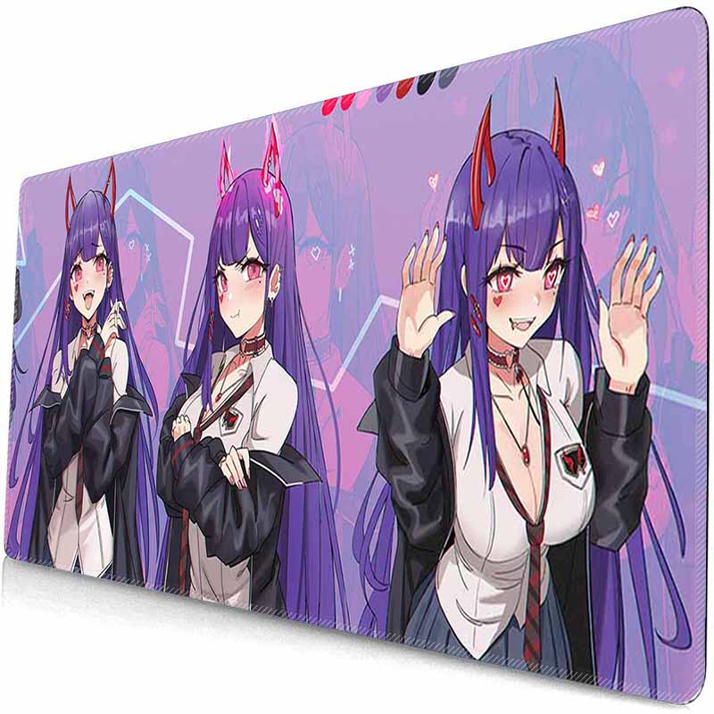 Gaming Mousepads Waifu Cups Season 6 S6 Large Mouse Mat Large Desk Play Pads Non-Slip Rubber Numi Mouse Pad Keyboard Mats XXL