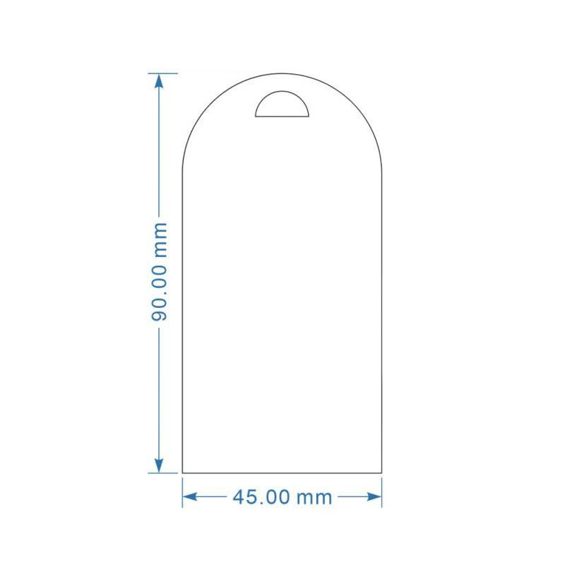 20pcs Blank Acrylic Curved Ribbon Wedding Seat Label Party Business Card Reserved Seat Sign Handwriting DIY Decoration Accessories for Birthday Venue