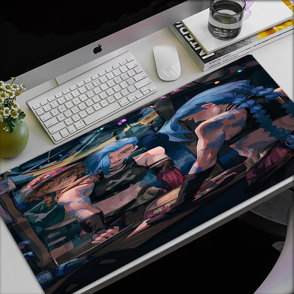 Jinx Theme Mouse Pad, Non Slip Rubber Base, Multifunctional Office & Home Decor, Perfect for Workspace Personalization.