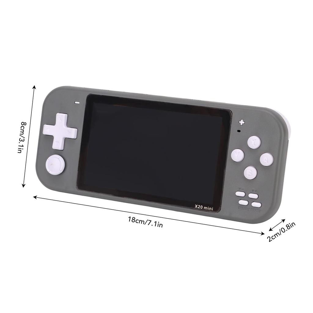 Émulateur de jeu portable Console de lecteur vidéo portable Portable Pouce Rétro Plastique Multiple pour Enfants et Adultes Console, 4.3