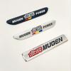 3D Metall MUGEN Buchstabe Auto Heckklappe Emblem Abzeichen Aufkleber Decals Styling Zubehör Für Civic Accord CRV Fit
