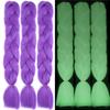 Glowing Braid Shining In The Darkness Prop High Anti-slip Smooth Realistic Decorative Role Play Temperature Silk Fluorescent