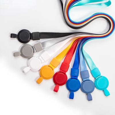 Cordão de cartão fácil de puxar, manga de cartão, fivela de expansão, cordão de segurança para cartão de trabalho