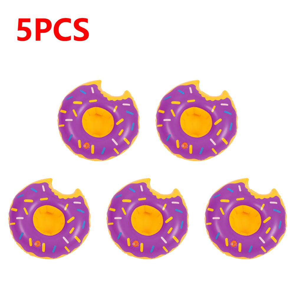 1-5PCS Inflatable Cup Holder Coconut Tree Style Inflatable Drink Coasters Cup Holder Float Cup Stand Pool Accessories