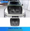Tesla Model YL CMST Style Real Carbon Fiber Front & Rear Lip Hood Kit