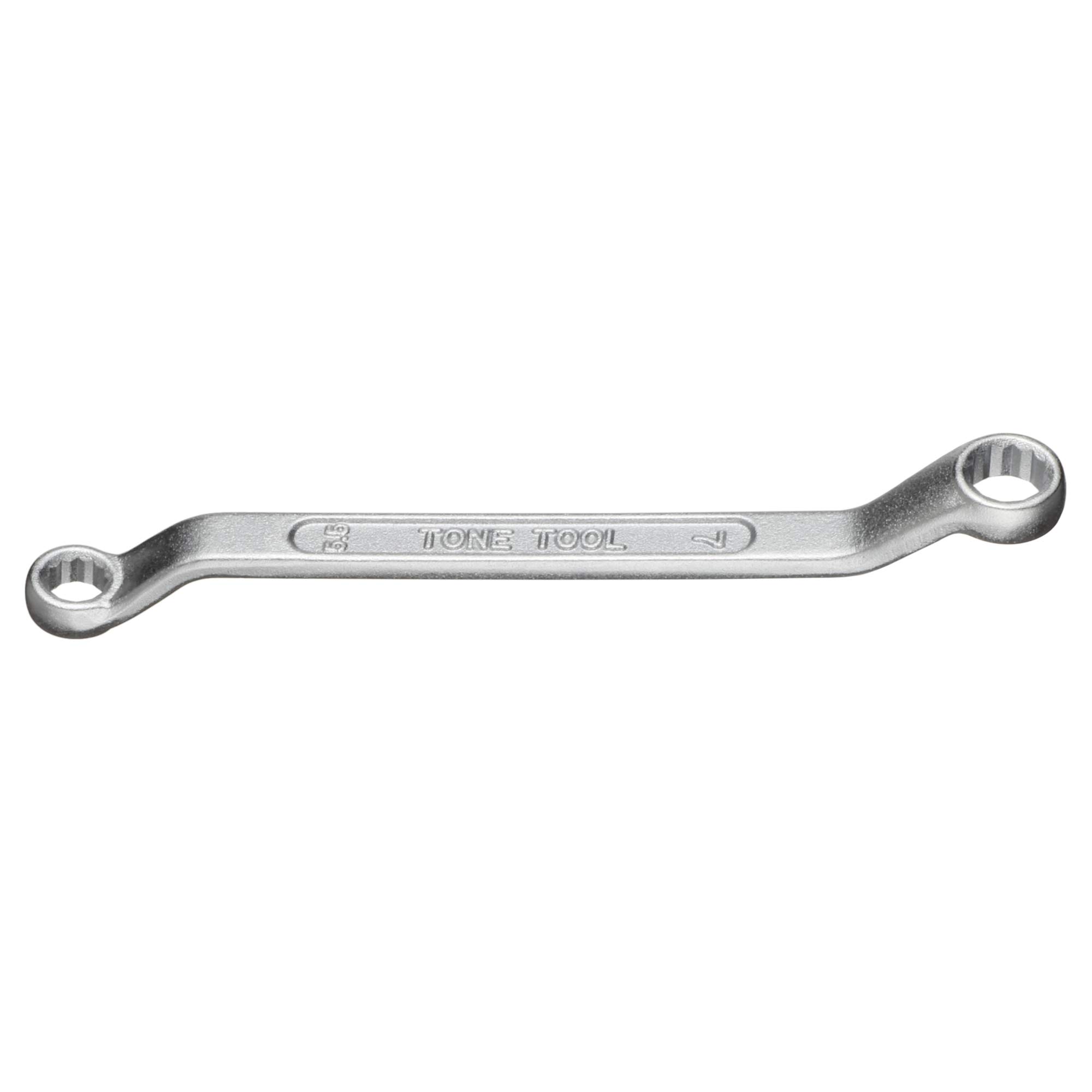 TONE Short Combination Wrench x 7mm (45°) HPM46-5.507, 5.5 (Wrench Size)