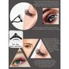 1/2Pcs Ergonomic Eyelash Comb Separator - Curved Comb Belt with Dust Cover Clear Root Styling Tool for Eyelashes