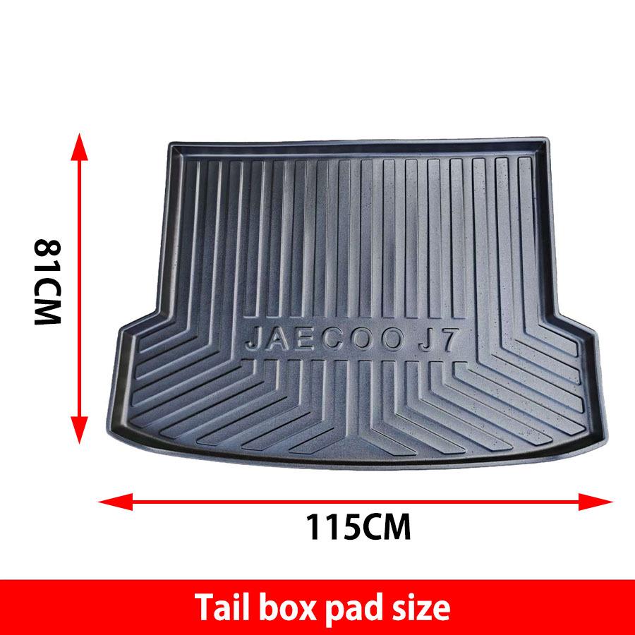 Durable, Waterproof TPE Trunk Mat for Chery Exploration 06 24-25; Eco-friendly and Designed for Interior Enhancement.