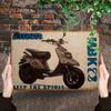Retro Tin Motorcycle Wall Art for Cafe Bar Garage Decor