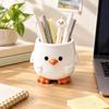 Chicken Shape Table Storage Box Flowerpot Pencil Container Cartoon Penguin Pen Holder  Bathroom