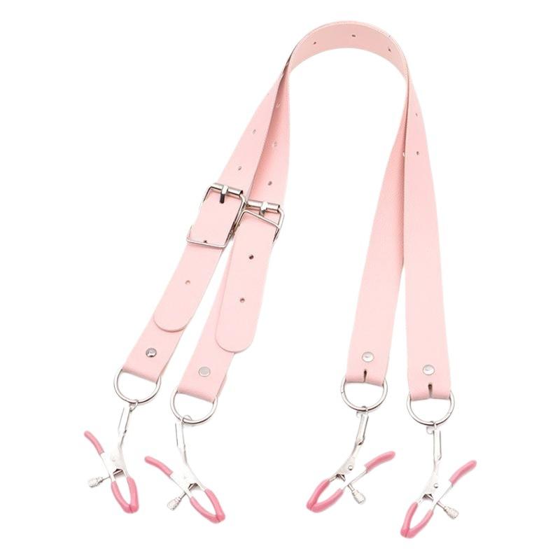 Nipple Clamps Clips Mouth Plugs Collars Choker Vagina Clip Bondage Set Kink Fetish Erotic Flirting for Woman Adult Sex Toys