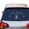 40156# Coat of Arms of Kabardino-Balkaria Sticker On The Car Vinyl Decal Waterproof Decoration Car Stickers
