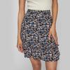 Short Floral Printed Fluid Skirt Woman VILA