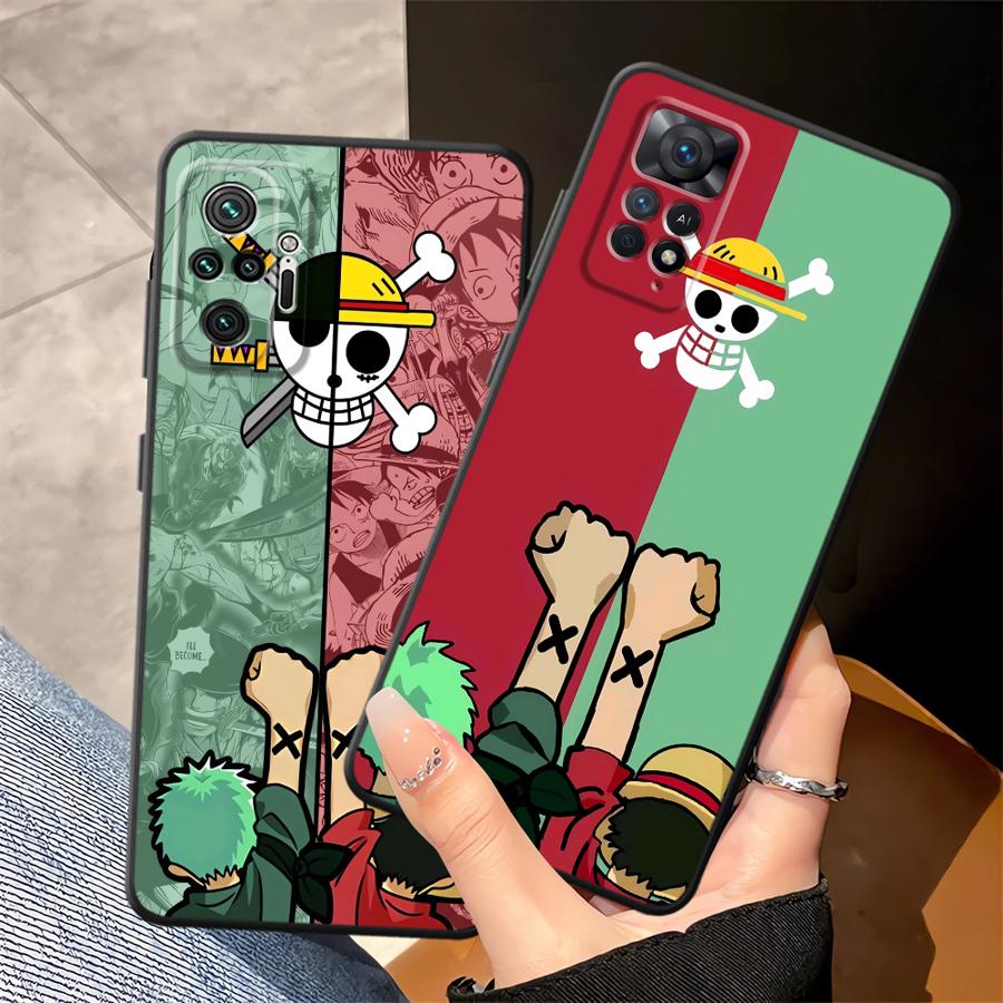 Funda Phone Cover Case for Xiaomi Redmi Note 11 13 12 Pro Plus 10 9 8 Pro 11S 12S 10S 9s Ones Pieces Luffys Zoros Cartoon