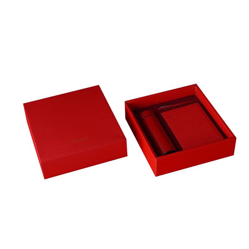 Desland Koi 3-Piece Office Gift Set Temperature Display Mug, Notebook & Pen Set