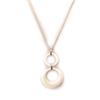Altesse [L2135] - White Ceramic 'Choreography' Steel Necklace