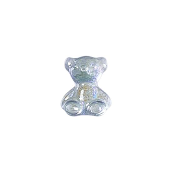 

10 шт. декора для ногтей в форме медведя своими руками мини милые художественные украшения маникюрные аксессуары для ногтей