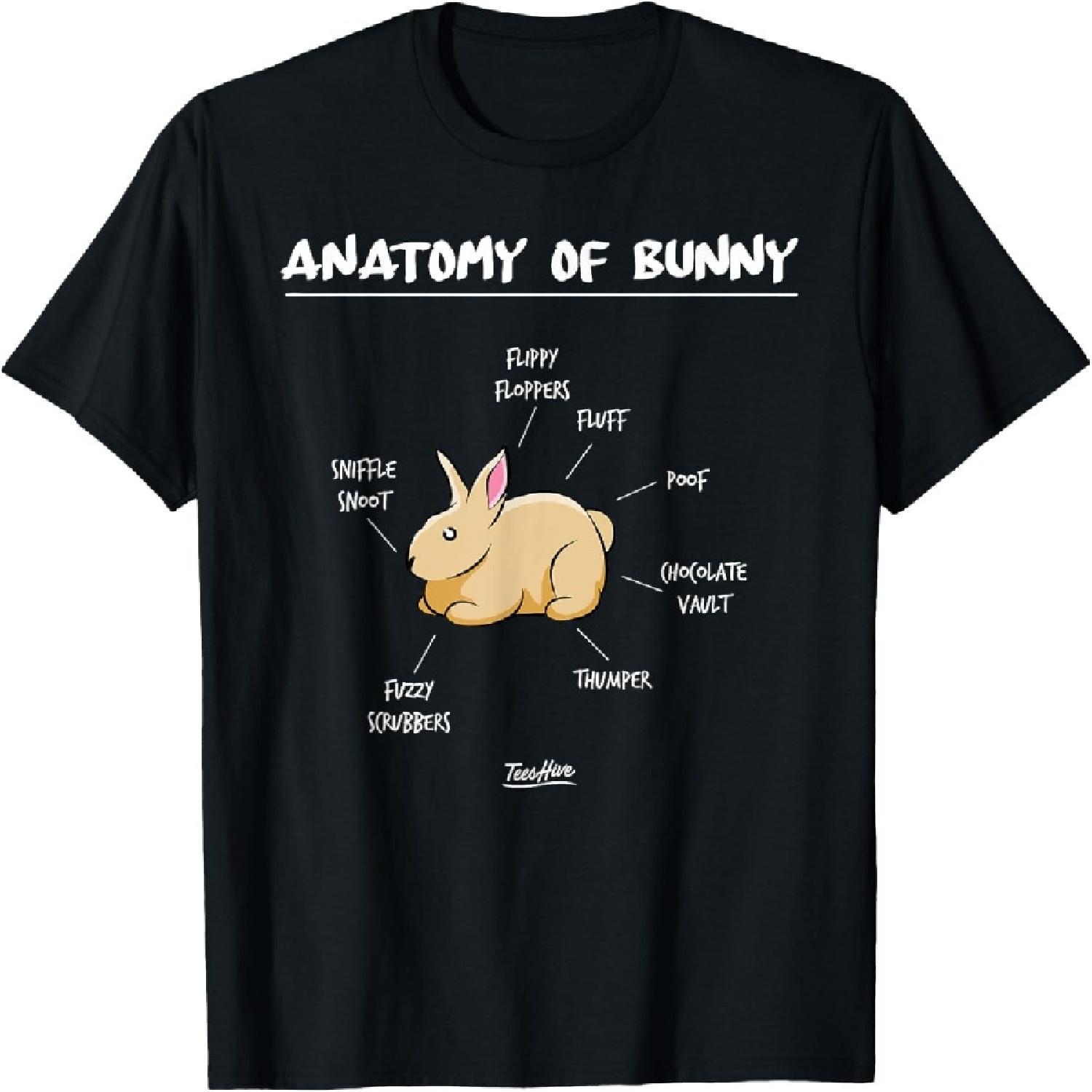 Anatomy of Bunny Rabbit T-Shirt S