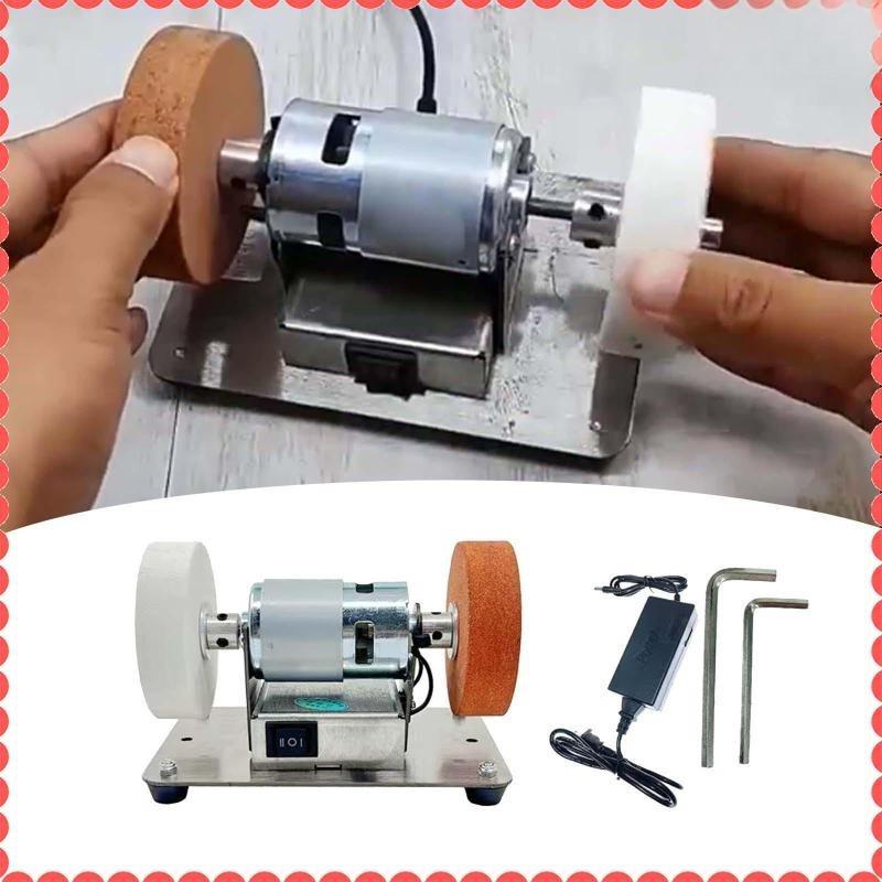 Multifunction Mini Belt Sander Speed Adjustable Electric Belt Grinder Portable DIY Making Sharpening Power Tool