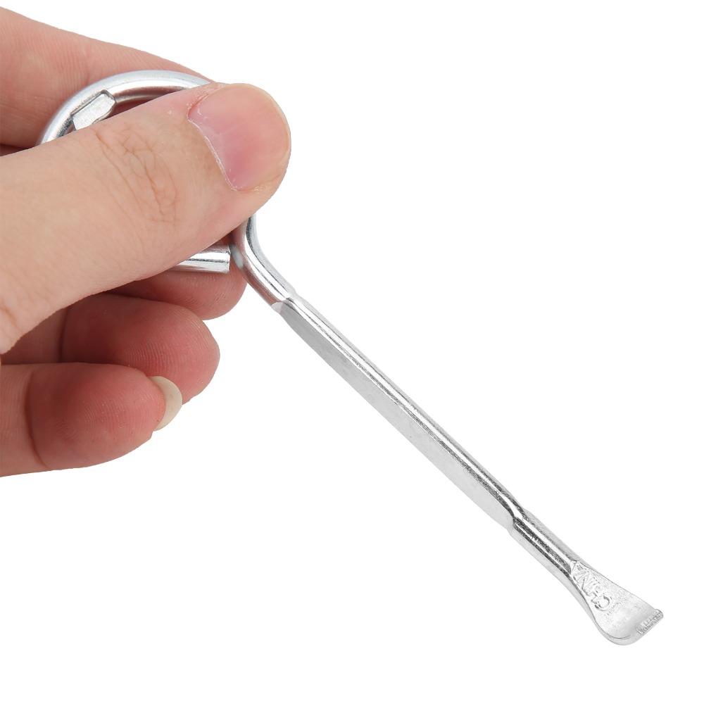 12 Pezzi M10 Acciaio Apribarattoli Vernice Metallo Costruzione Strumento Manuale Apribottiglie Design Multifunzionale Chiave a Croce Apribottiglie