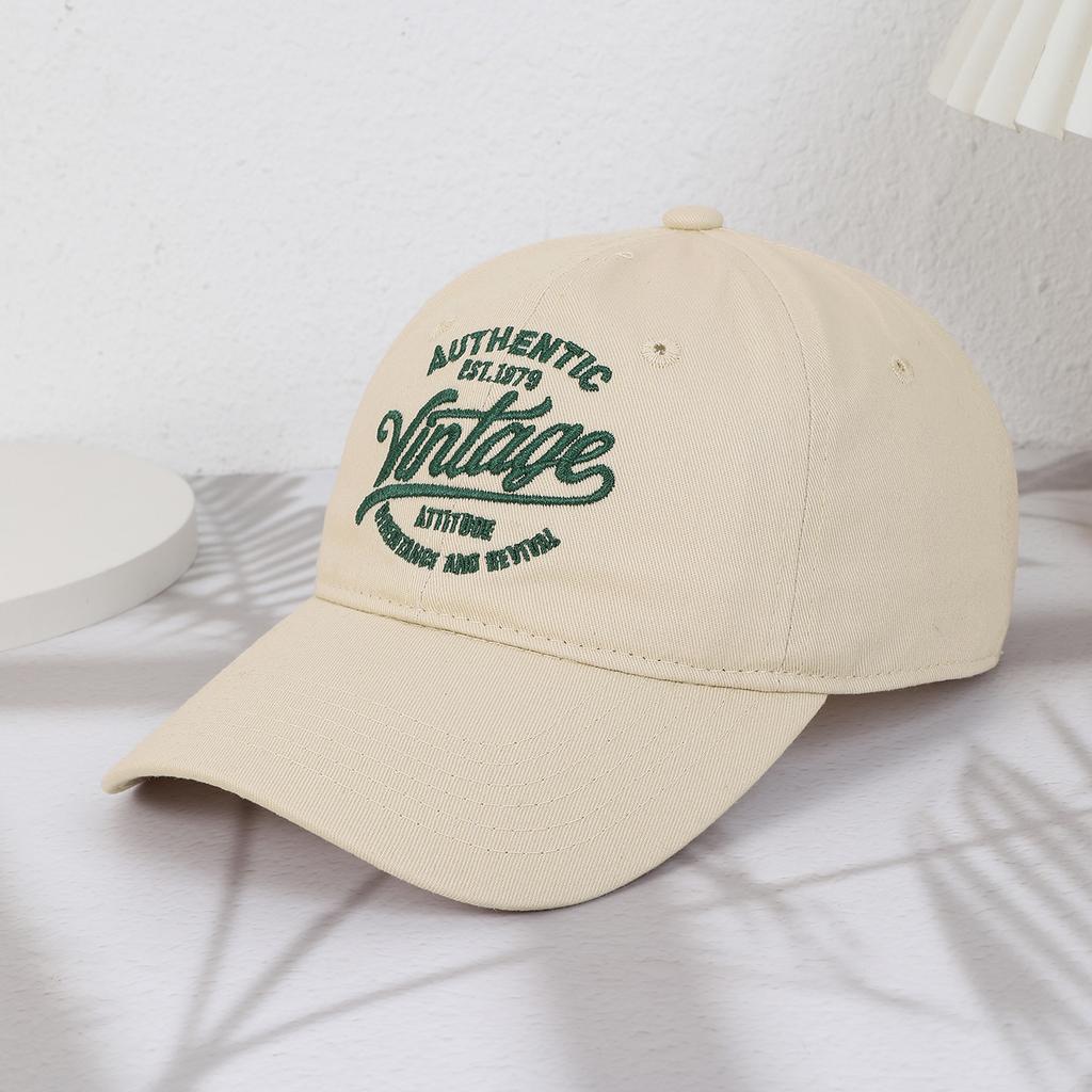 Men's Embroidered Letter Korean Version European and American Style Adjustable Baseball Cap, Daily Casual Outdoor Sports Outfit