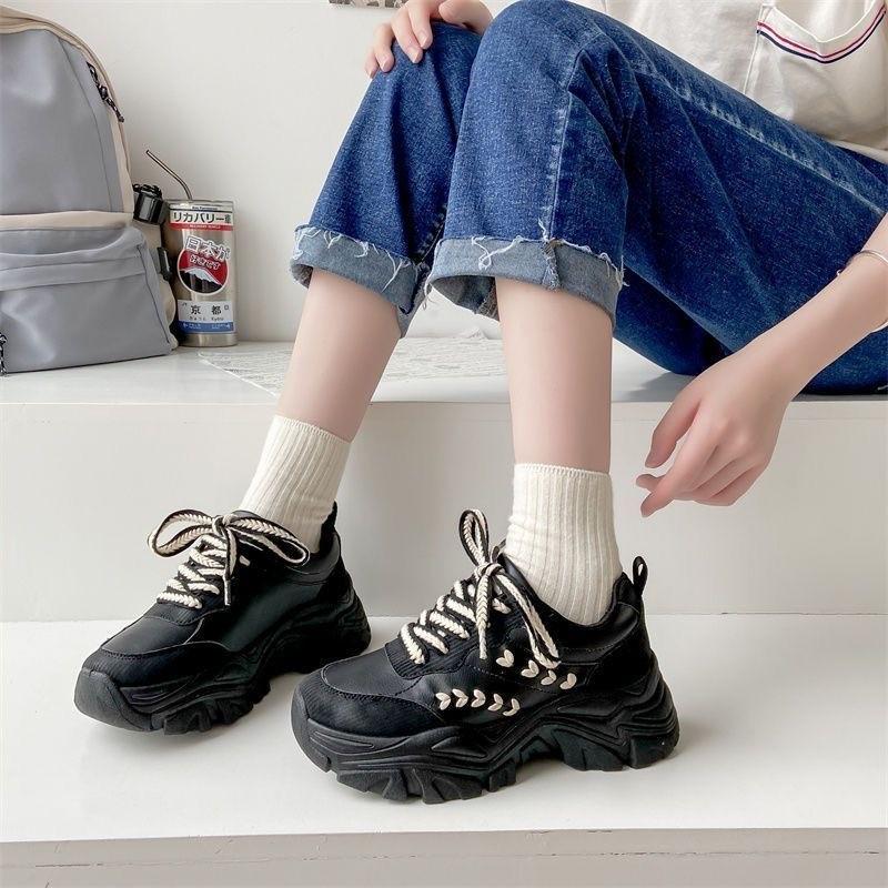 Women's Chunky Sneakers Trendy Brand Running Shoes for Women  Platform Vulcanize Shoes Breathable Casual