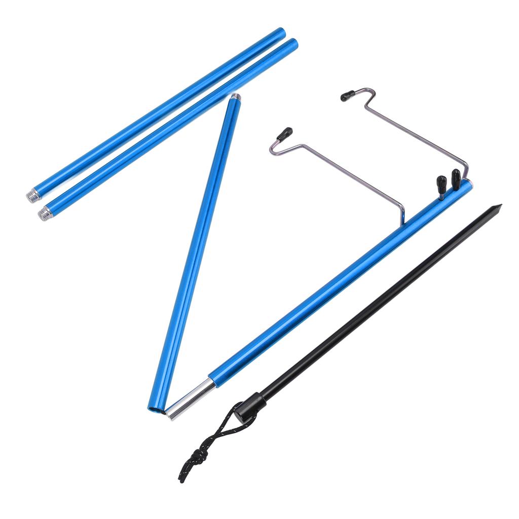 Campinglaternenständer Tragbar Leicht Outdoor Camping Aluminiumlegierung Lampenstange Lichthängend