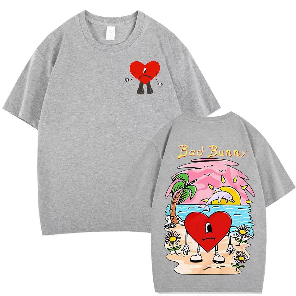 Bad Bunny Un Verano Sin Ti Graphic Tshirt Unisex Women 100 Cotton Fashion TShirts Summer Loose and Casual Aesthetic Tshirts