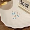 Raising Ear Holes Burst Blue Zircon Earbone Nails, Small Sleeping Ears, Popular Earrings In 2025