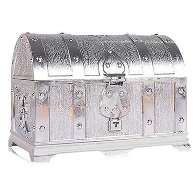 Caja del Tesoro Retro con cerradura, juguetes para recuerdos de fiesta, accesorios de decoración, pirata, 1 ud.