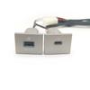 Araba USB şarj aleti PD Hızlı Şarj QC3.0 Otomatik Telefon şarj adaptörü Düğmesi Ford Focus 2 için mk2 2009 2010 2011 Aksesuarları