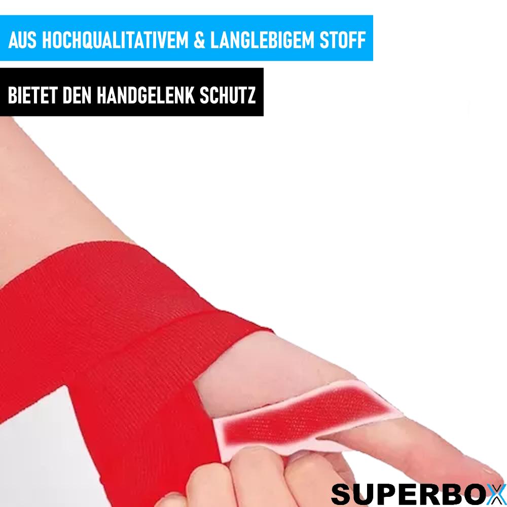 SUPERBOX Bandáže na ruky Boxerské bandáže Box MMA Kickbox Muay Thai Omotávky 2-dielna sada