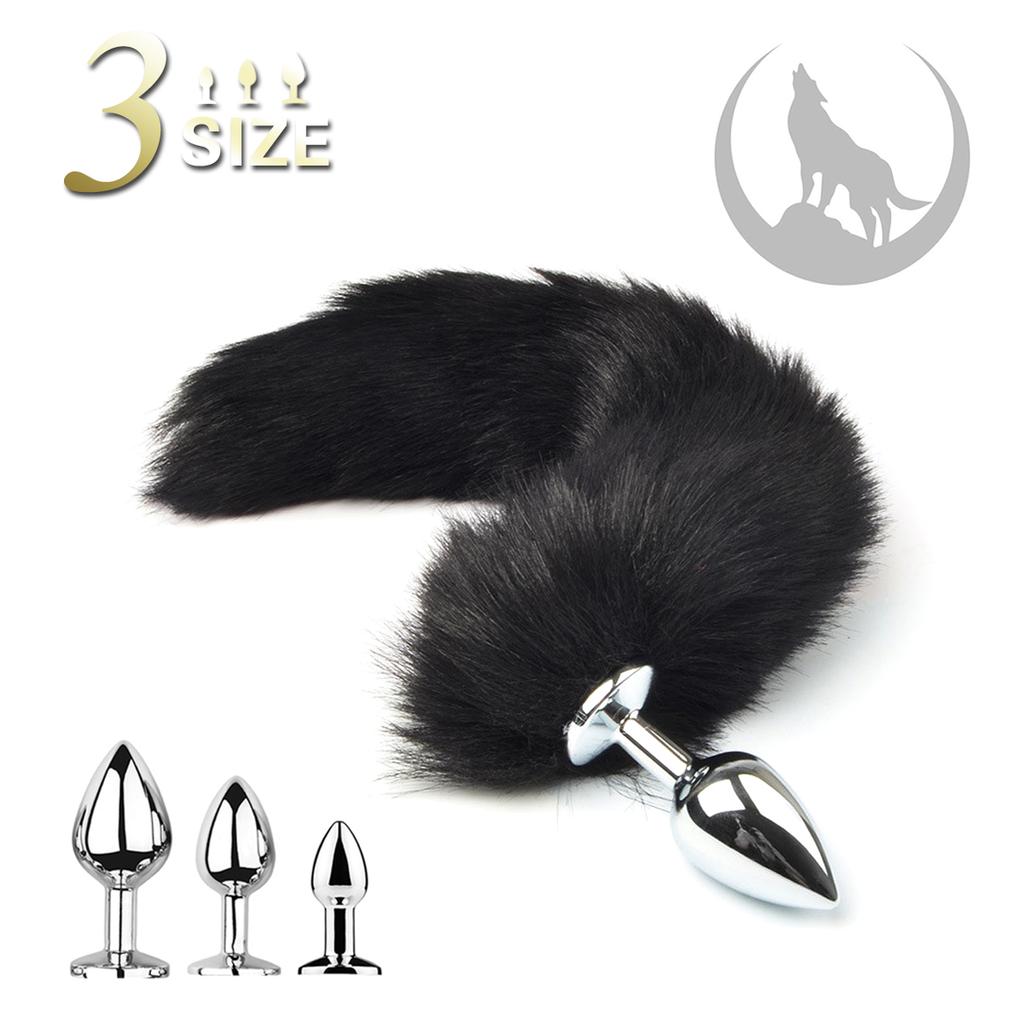 BDSM Fox tail anal plug animal tail butt plug role-playing sex games men and women sex toys