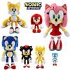 - New Machine Metal Sonic Plush Toy Doll children's toy doll 30cm soft plush toy high quality with knuckles and birthday Gift