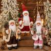 40cm Christmas Santa Doll Window Display Decor Christmas Figurine Christmas Home Decor