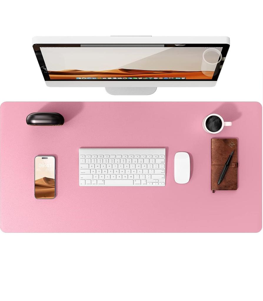 Leather Desk Mat | Computer Mat for Desk| Large Mouse Pad and Keyboard Mat | Desk Protector for