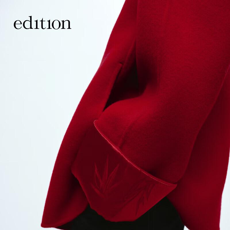 Gao Yuanyuan Edition New Chinese Wool Cashmere Double-Faced Coat