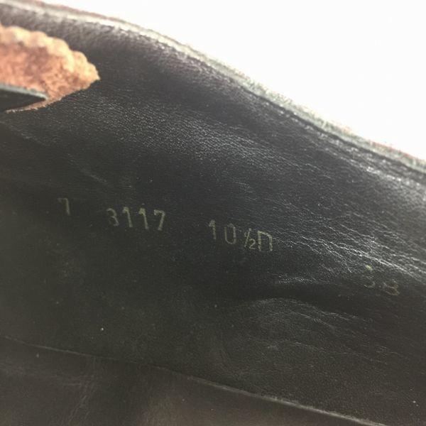 FREEMAN Vintage Full Brogue Wingtip Business Shoes Brown size 10.5D(USED)