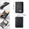 For BMW E46 E90 E60 F10 E39 E30 G30 E53 PU Leather Car Driving Document bag ID Passport Card Wallet Card Pouch interior sticker knpc33