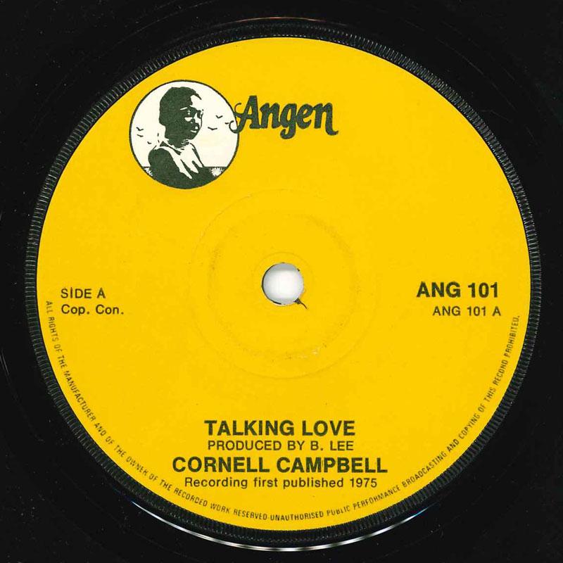 

7inch Record CORNELL CAMPBELL - Talking Love ANG101 Angen 1975 UK Reggae, Ska & Dub Used