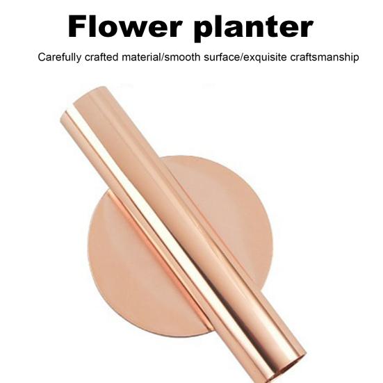 Wandmontage Metall Blumenröhre Selbstklebend Ohne Bohren Rund Liebesherz Echt