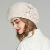 Zimowa Modna Elegancka Damska Czapka Beret z Norki Niestandardowe Francuskie Damskie Berety z Prawdziwego Futra Czapka dla Kobiet