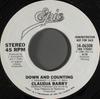 7inch Record CLAUDJA BARRY  Down And Counting 3406308 Epic 1986 US SoulFunk Used