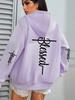 2026 Women Casual Hoodies Women Blessed Print Sweatshirts Harajuku Hip Hop Streetwear Casual Fashion Fleece Sportwear Clothes